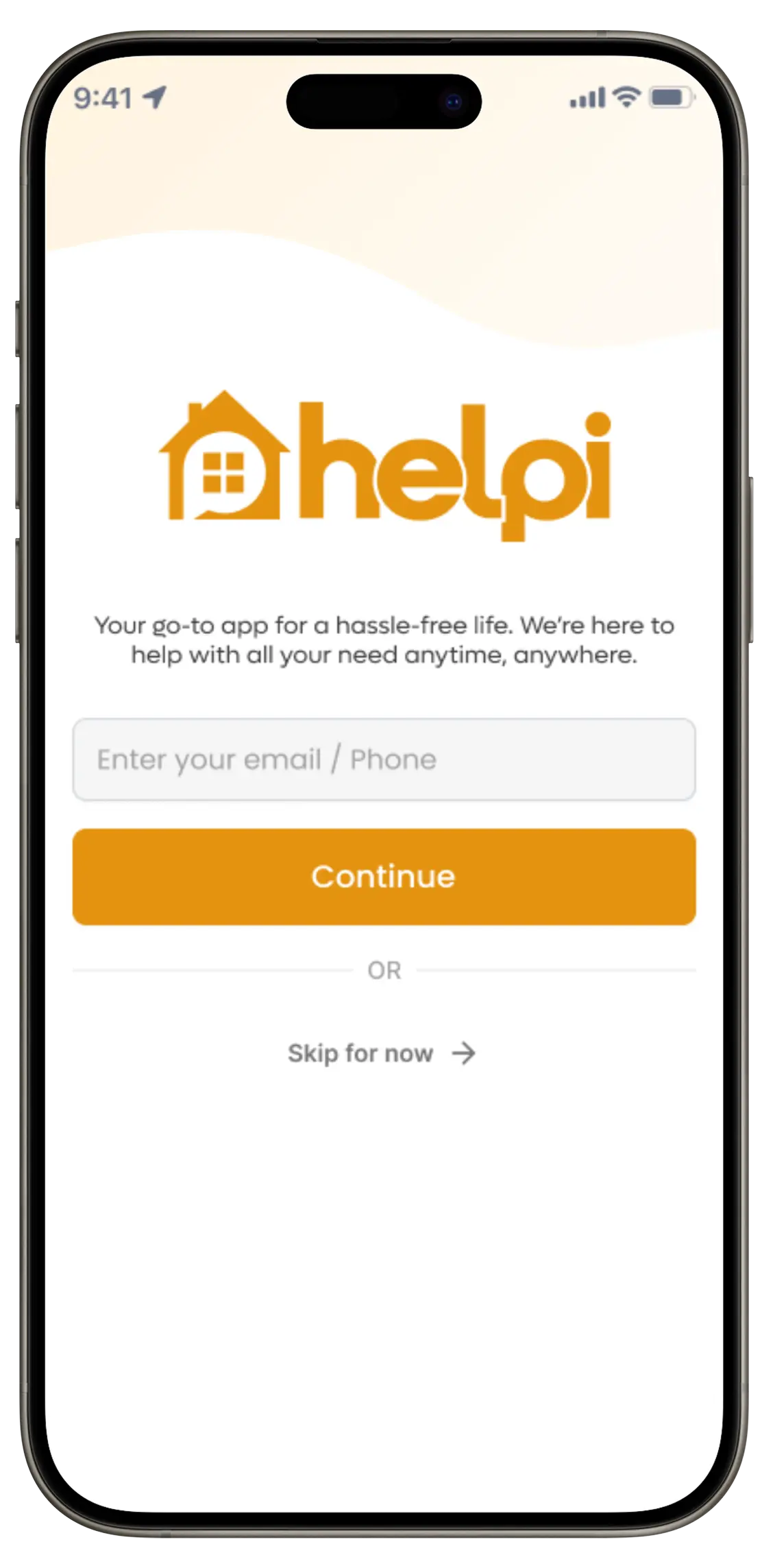 Mobile app features showcase - left phone